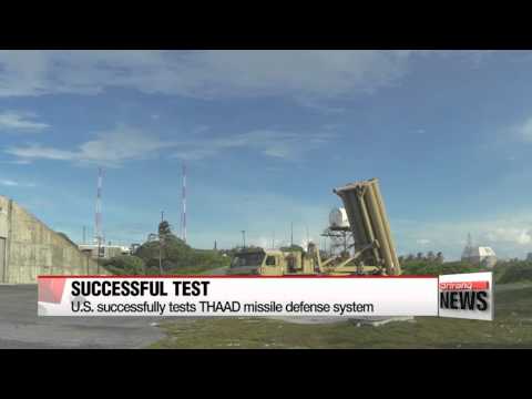 United States successfully tests THAAD missile defense system THAAD미사일 방어 시스템