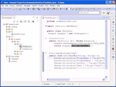 Data Driven Framework Csv Version 3 0