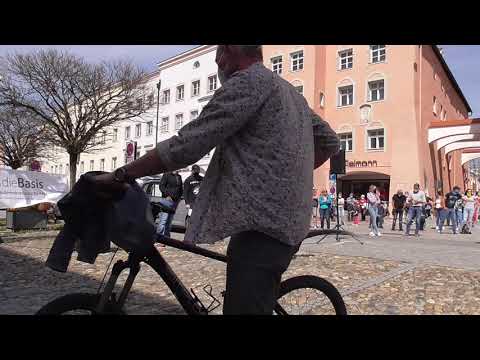 Kundgebung, 24.04.2021 in Mühldorf. Die Zukunft unserer Kinder