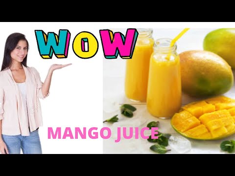 HOW TO MAKE MANGO JUICE 🍹