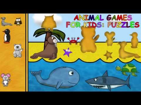 Animal Games for Kids: Puzzles Video