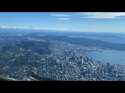 Approach into Seattle Tacoma airport
