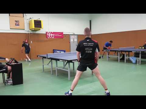 Nicolas MASSE 1740pts (ASUL Lyon 8 TT) vs David PERRIN 1827pts (St Etienne Montaud)
