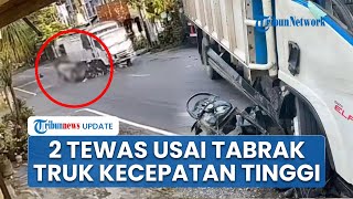 Kronologi Kecelakaan Maut Truk Colt Diesel vs Motor di Gresik, 2 Orang Tewas Terpental