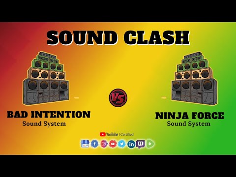 Grassroots Reggae Showcase Sound Clash: Bad Intention Sound System 🆚️ Ninja Force Sound System LIVE
