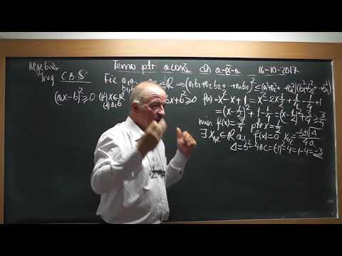 1/3 1584 Clasa 9 - Demonstratia inegalitatii Cauchy Bunyakovsky Schwarz Inegalitatea mediilor