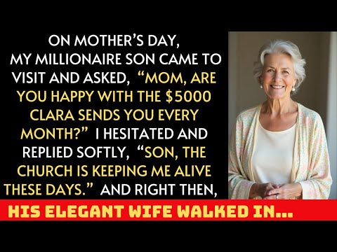 On Mother’s Day, My Millionaire Son Asked, ‘Mom, Do You Like The $5000 Clara Gives You?