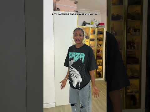 Mothers will embarrass you anywhere 😩 #sharonewealth #comedy #youtubeshorts #skit