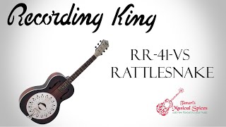 Video thumbnail for Recording King RR-41-VS Rattlesnake גיטרה רזונייטור by The Gear HQ