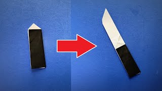 How to Make a Paper Folding Knife | Origami Opening Knife