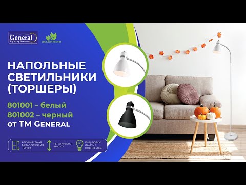 Миниатюра изображения товара Торшер General Lighting GFL-001 / 801001 (белый)