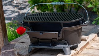 SANTOS Grilltopf mit Gussrost “Hibachi-Style”, Gusseisen. Hibachi Grill vorstellung.