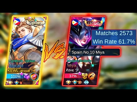 ALUCARD VS SUPREME TOP GLOBAL PRO MIYA IN SOLO RANKED! | WHO WILL WIN? | MLBB