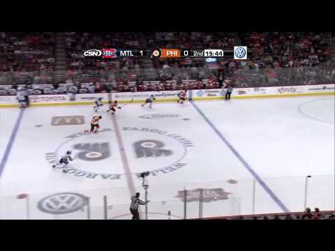 Montreal Canadiens Vs Philadelphia Flyers Highlights 11/25/2011