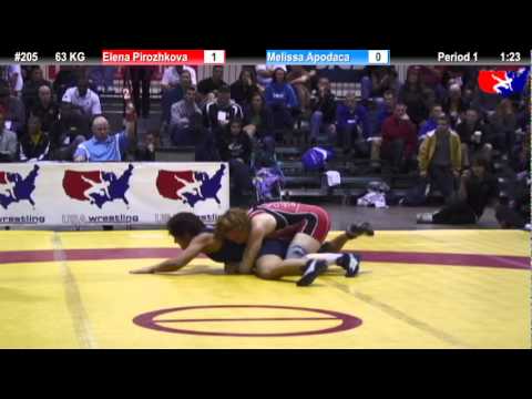 2011 U.S. Open FRI WM 63 KG: Elena Pirozhkova vs. Melissa Apodaca 1st Place Match
