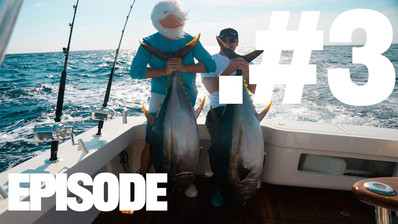 GIANT BLUEFIN Tuna & 10+ BIGEYE #TUNA ON THE TROLL!#fishing The Canyons  W/ Teddy Prager & BryShark