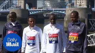 Eliud Kipchoge is 'not worried about the weather' for marathon - Daily Mail