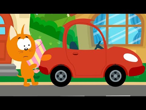 Kitty and the Magic Garage  - A traffic jam   - cars cartoons