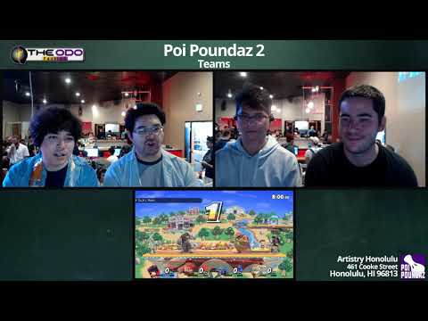 Poi Poundaz 2 Teams: SSBU - WR2 - TEITO + n-syun vs Spiceking + Tatsu