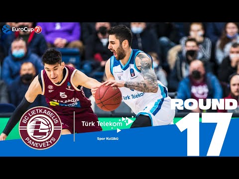 Geyik's career night leads Turk Telekom to road win! ! | Round 17, Highlights | 7DAYS EuroCup