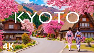 Kyoto, Japan Spring 4K 🌸 Tranquil Sakura Temples, Sacred Shrines & Timeless Stillness