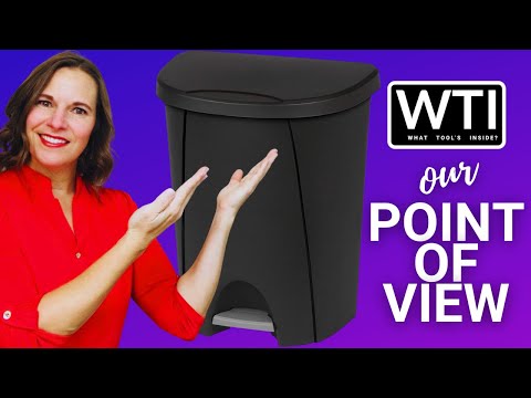 Sterilite 6.6 Gallon Wastebasket - WTI product video review