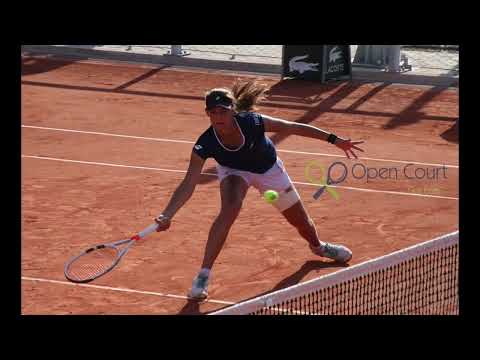 Photo Gallery: Leylah Fernandez and Mélodie Collard at 2019 Roland Garros