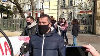 Δήλωση αντιπροέδρου ΣΕΤΕΠΕ από κινητοποίηση στο υπουργείο Μακεδονίας Θράκης