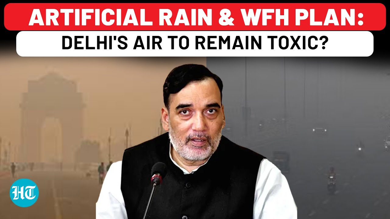 Delhi Govt In Action: Gopal Rai Pushes for Artificial Rain, Work-From-Home Plan To Tackle Pollution