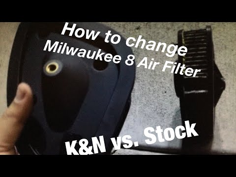 Replacing Air Filter on Harley-Davidson Milwaukee 8 | K&N HD-1717 Upgrade | Budget Stage 1 Upgrade