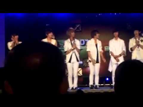 110814 KBS 統營市閑山島大捷50週年慶典 - BOYFRIEND Introduce + Talk