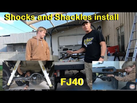 EP59 - FJ40 Suspension and Shackle upgrade to RAW 4X4