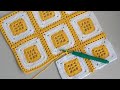 Favorite of 2024! Easy & Quickly Join Granny Squares Without Breaking Yarn - Crochet Square Joining