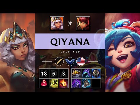 Qiyana Mid vs Annie - NA Diamond Patch 25.17