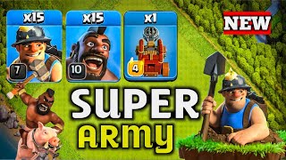 How To use TH13 Hybrid | Hog Miner Attack Strategy | Th 13 Hybrid | Best TH13 Attack Cwl | Gameplay