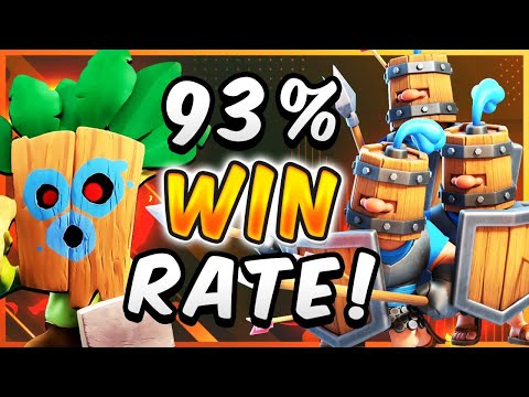 93% WIN RATE! NEW ROYAL RECRUITS DECK — Clash Royale