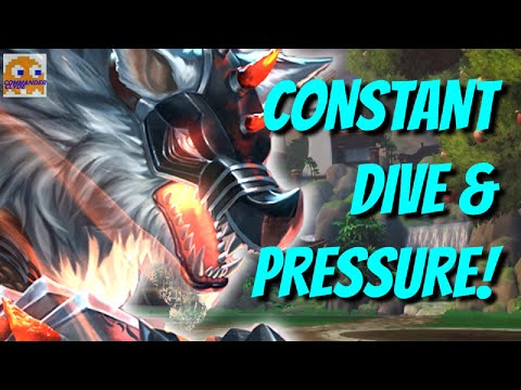 CONSTANT DIVING AND PRESSURE WITH FENRIR IN JOUST! | SMITE Ranked Joust - Fenrir Gameplay