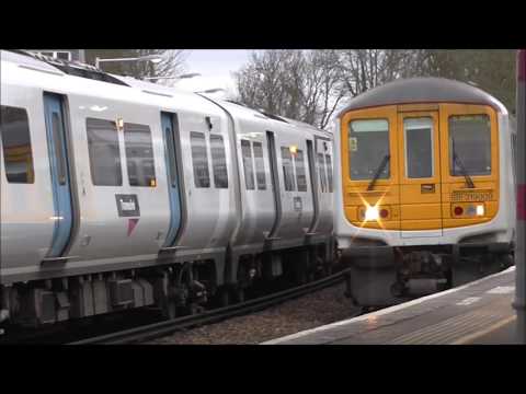 Thameslink and Southeastern Trains at Crofton Park - 17/03/17