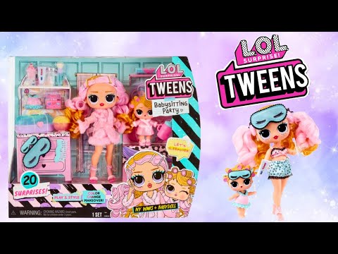 LOL Surprise Tweens Babysitting Sleepover Party