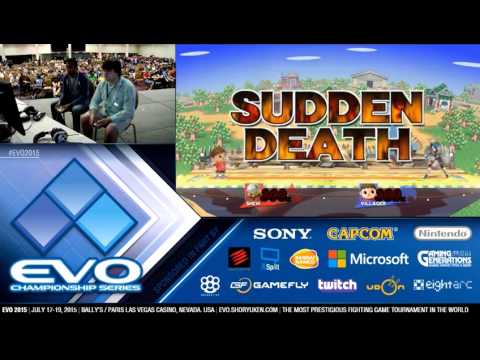 Larry Lurr (Sheik) vs. Captawesum (Villager) Evo 2015 Super Smash Bros. for Wii U Top 32