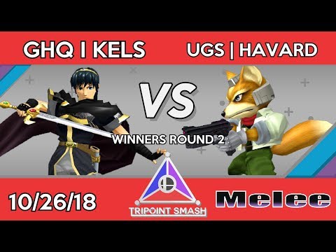 Tripoint Smash 33 - Winners Round 2 - GHQ I Kels (Marth) Vs. UGS | Havard (Fox)