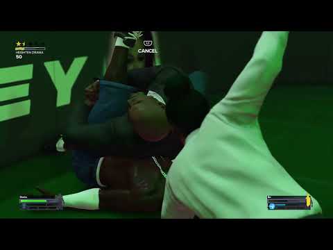 Def Jam 2K24 - Starks vs Bo - Gun Hill Garage - Seth Rollins Attacks