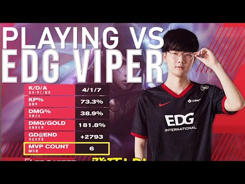 PLAYING VS THE BEST ADC IN THE WORLD?? (EDG VIPER)