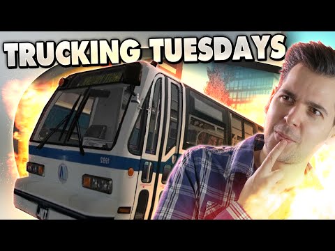 DRUNK DRIVING! - City Bus Sim 2010 - Trucking Tuesday