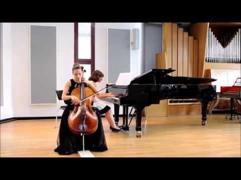 Caprice D-Dur, op. 79e,1 for Cello and Piano. M. Reger