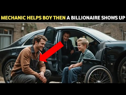 Mechanic Fixes Boy’s Broken Wheelchair for Free Days Later, His Billionaire Dad Shows Up