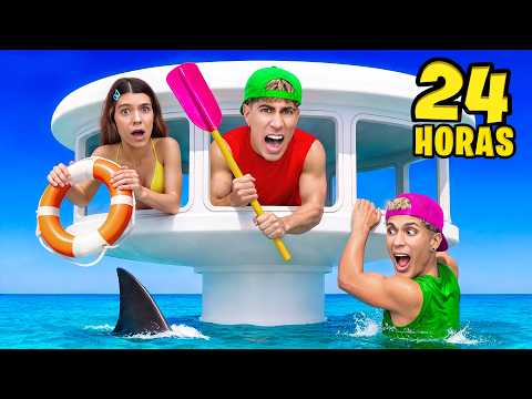 24 HORAS EN CASA SOBRE EL AGUA !!