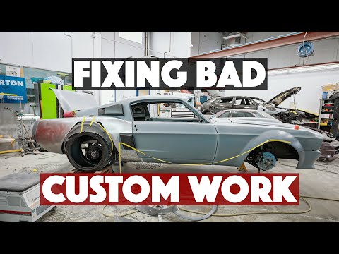 Fixing Bad Custom Work On This Widebody Elanor Mustang Fastback