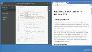 How to install Brackets Text Editor