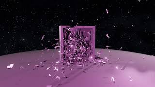 【Blender】ガラス割れアニメ